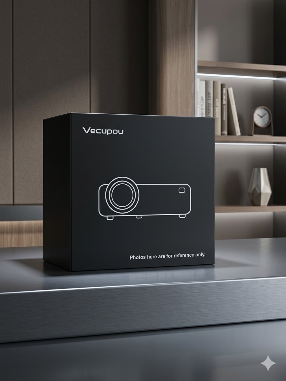 Mini projector by vecupou w/multimedia inputs
